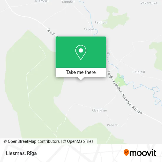 Liesmas map