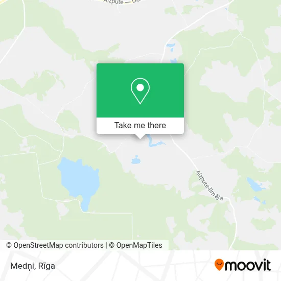 Medņi map