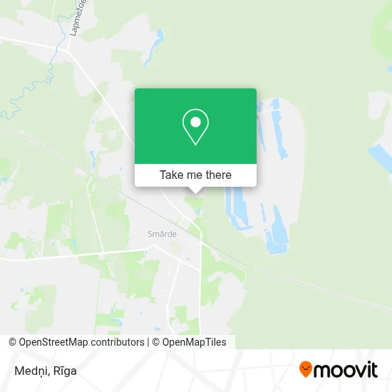 Medņi map