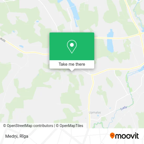 Medņi map