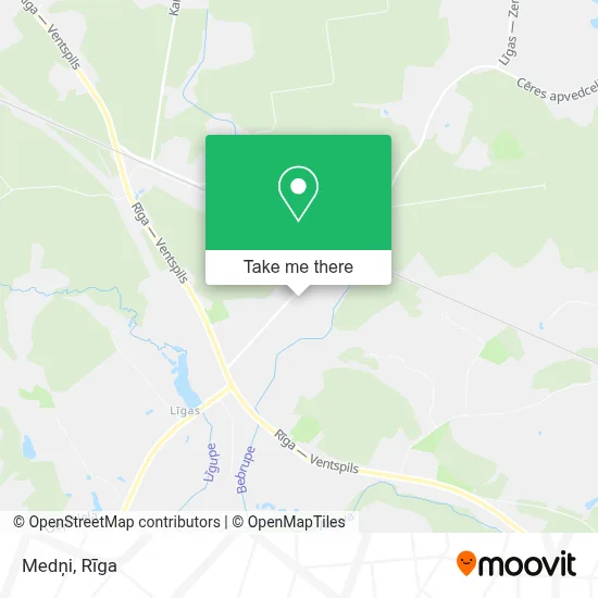 Medņi map