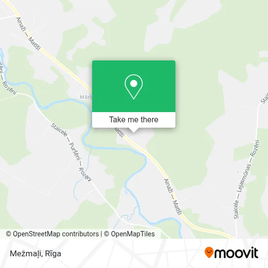 Mežmaļi map