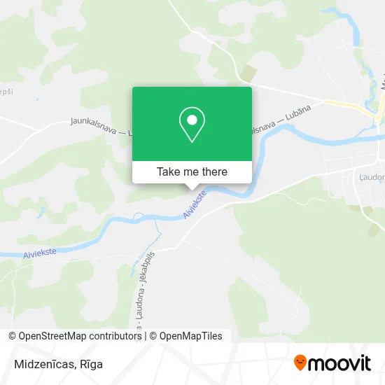 Midzenīcas map