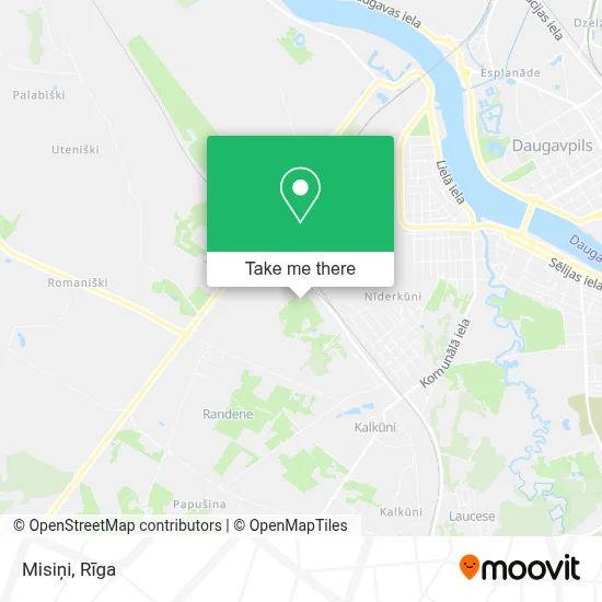 Misiņi map