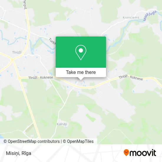 Misiņi map