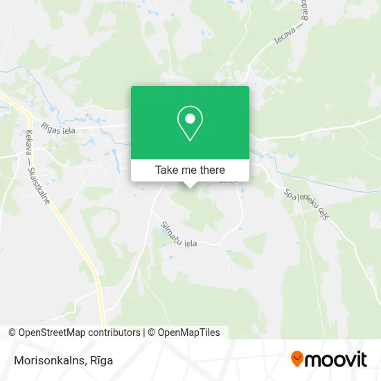 Morisonkalns map