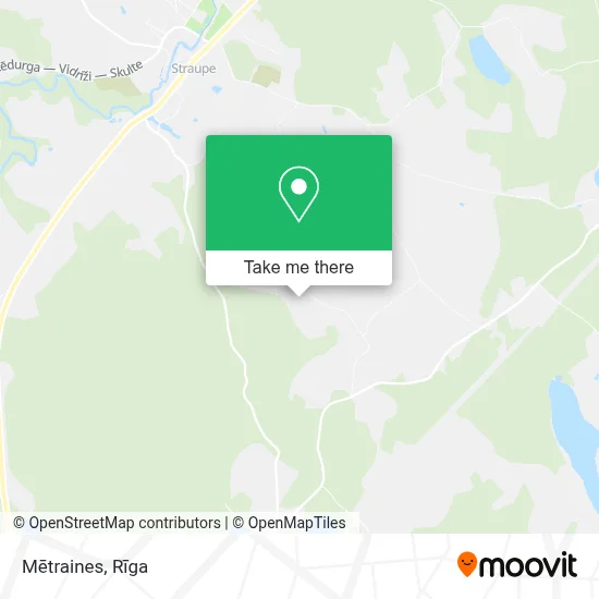 Mētraines map