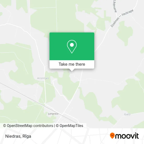 Niedras map