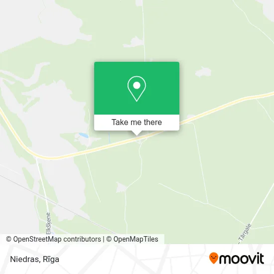 Niedras map