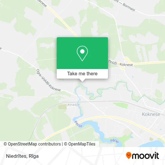 Niedrītes map