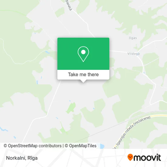 Norkalni map