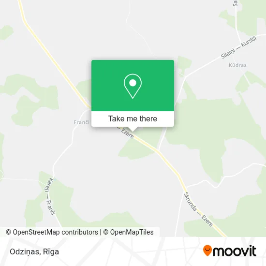 Odziņas map