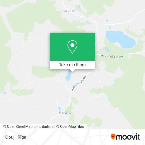 Opuļi map