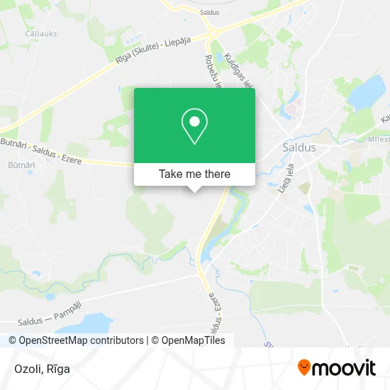 Ozoli map