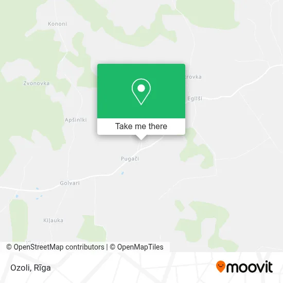 Ozoli map