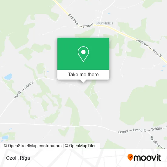 Ozoli map