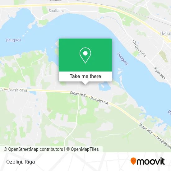 Ozoliņi map