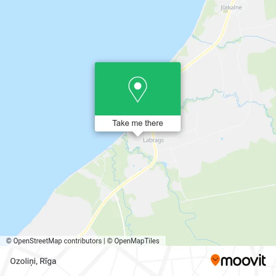 Ozoliņi map