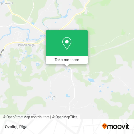Ozoliņi map