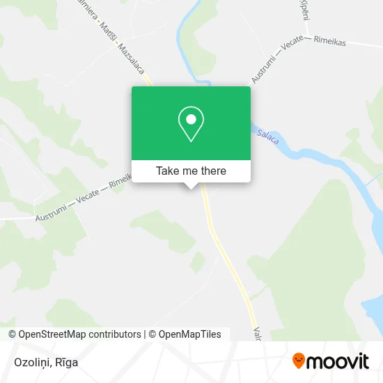 Ozoliņi map