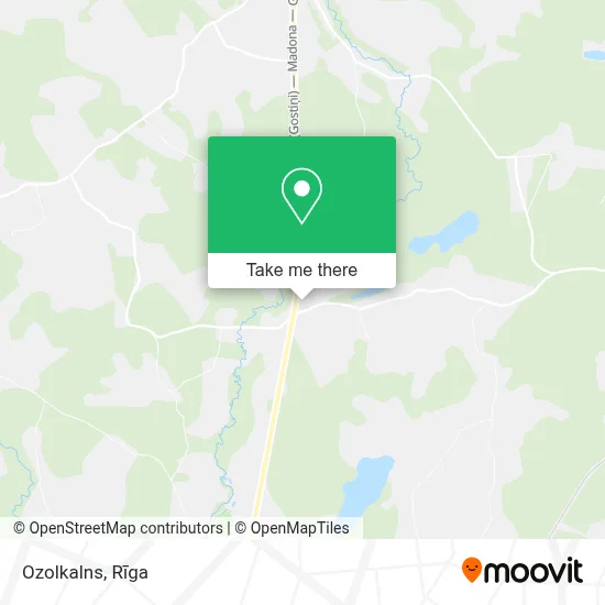 Ozolkalns map