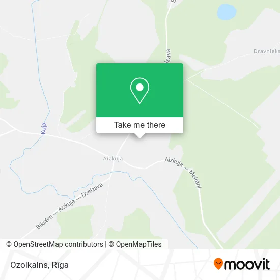 Ozolkalns map