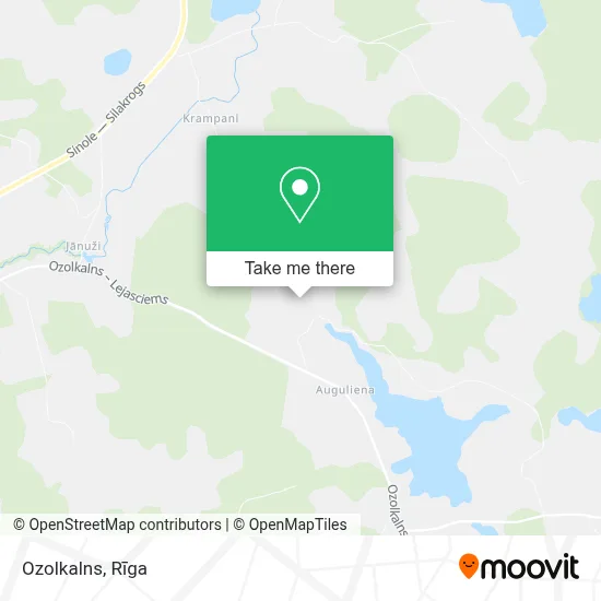 Ozolkalns map