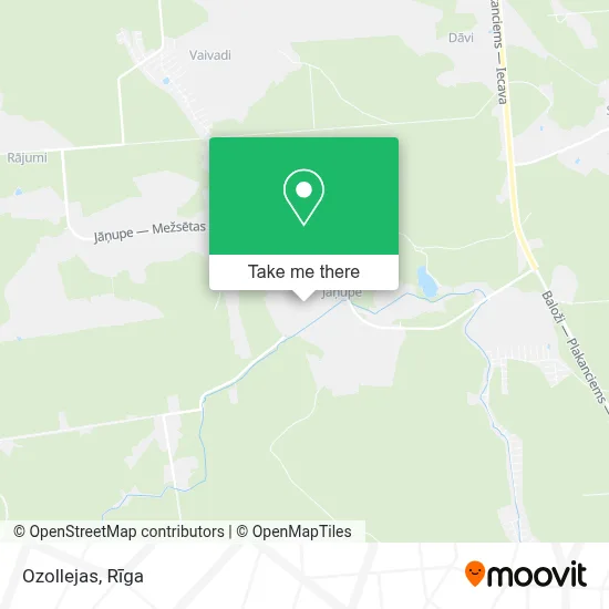 Ozollejas map