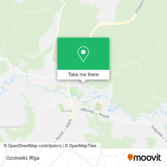 Ozolnieki map