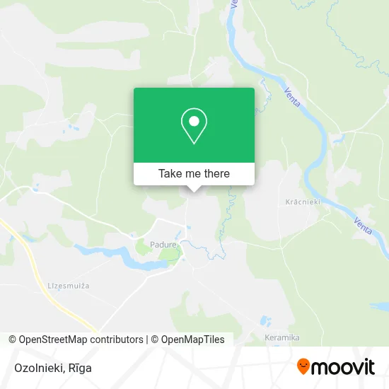 Ozolnieki map