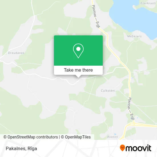 Pakalnes map