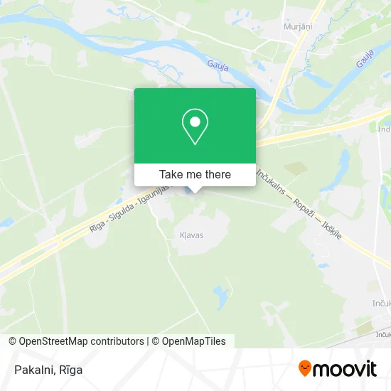 Pakalni map