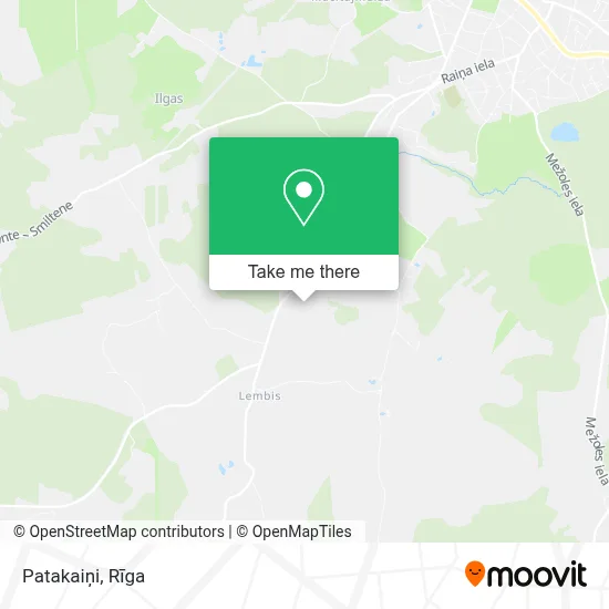 Patakaiņi map