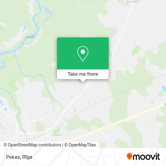 Pekas map