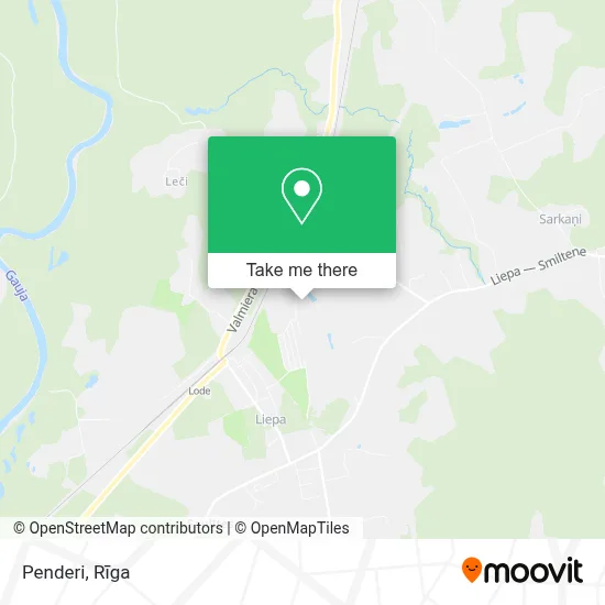 Penderi map
