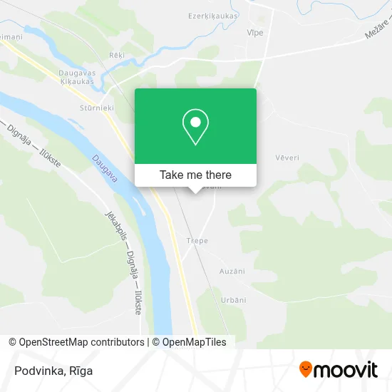 Podvinka map