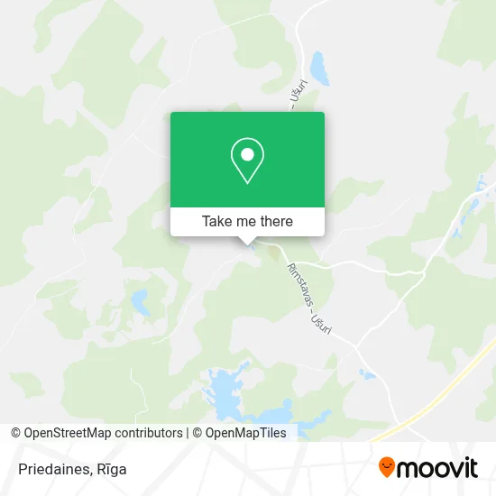 Priedaines map