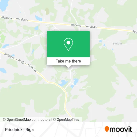 Priednieki map