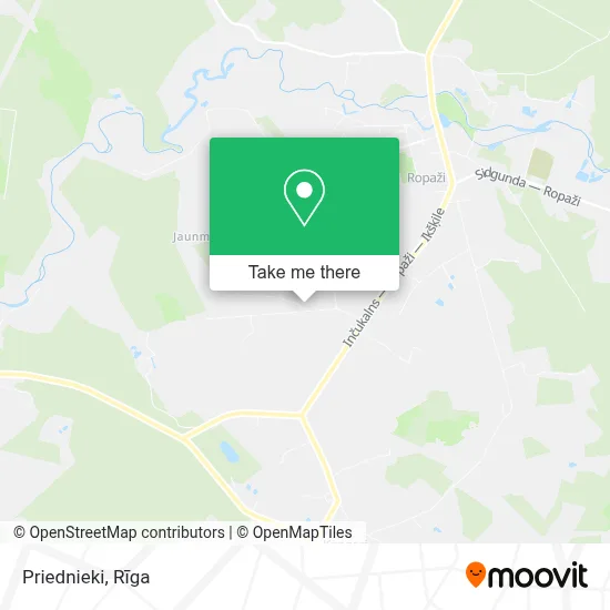 Priednieki map