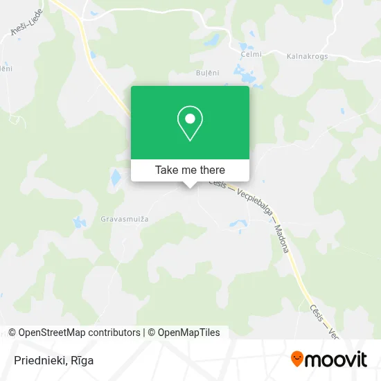 Priednieki map