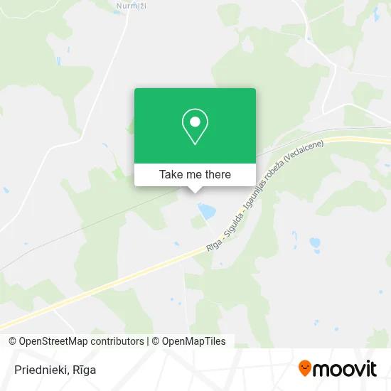 Priednieki map