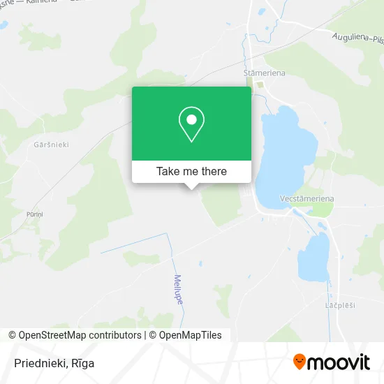 Priednieki map