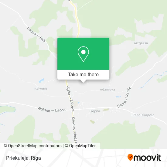 Priekuleja map