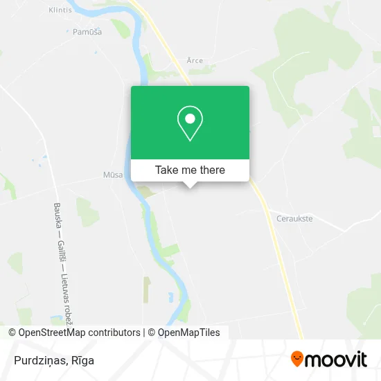 Purdziņas map