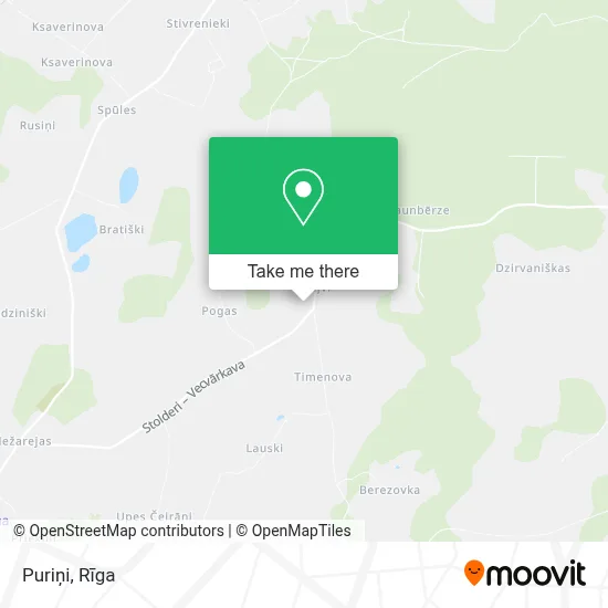 Puriņi map