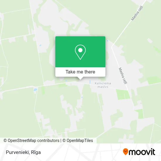 Purvenieki map