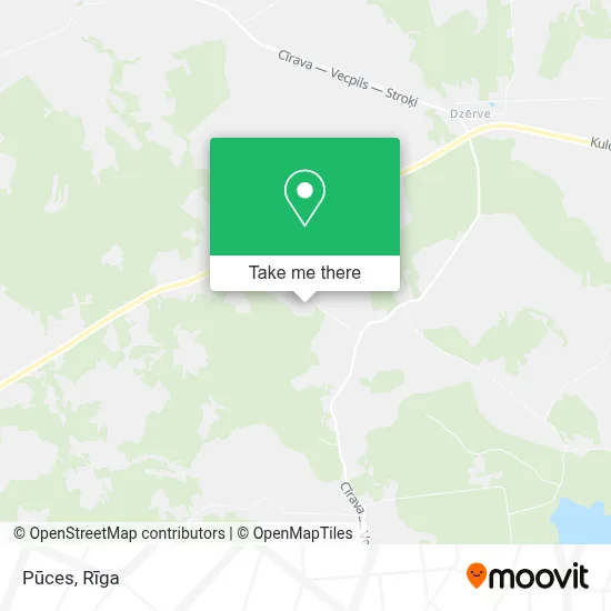 Pūces map