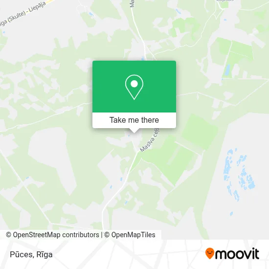 Pūces map
