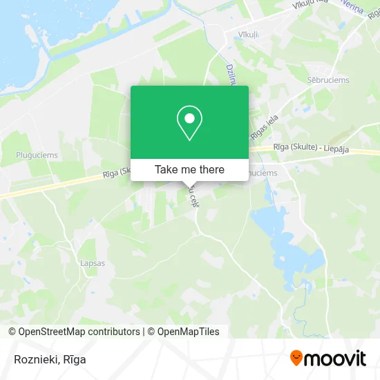 Roznieki map