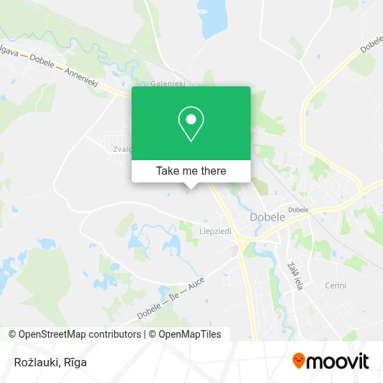 Rožlauki map